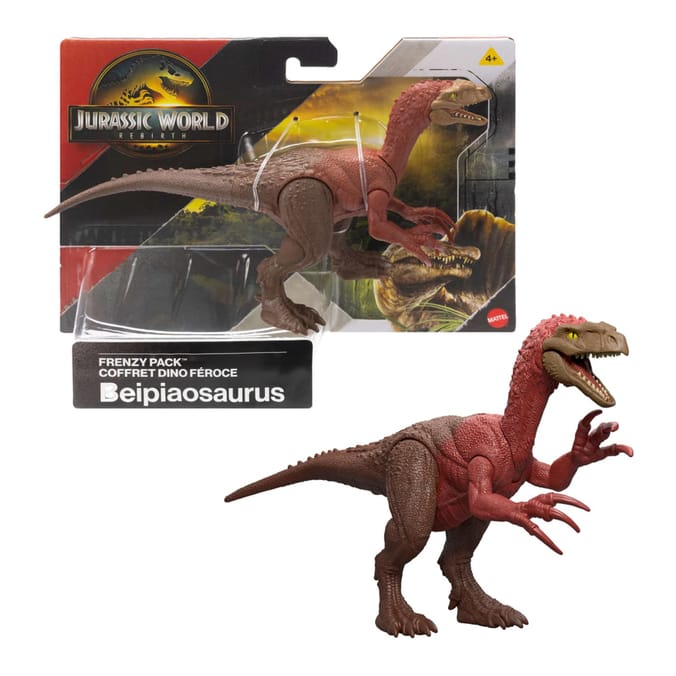  Jurassic World Rebirth Frenzy Pack Beipiasaurus Dinosaur Figure