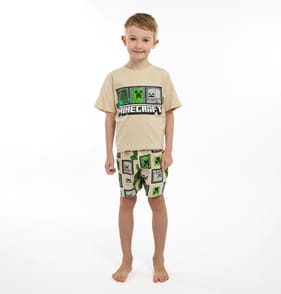 Minecraft Short Sleeve Pyjama Set