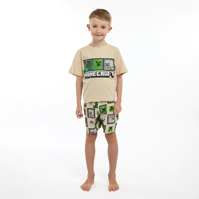 Minecraft Short Sleeve Pyjama Set