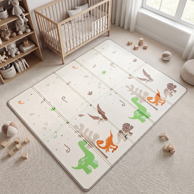 Liberty House Toys Kids Dinosaur Play Tent and Play Mat Set