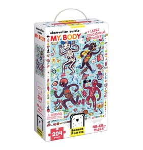 Banana Panda My Body Observational Puzzle