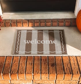 The Lifestyle Edit Harvest Door Mat - Welcome