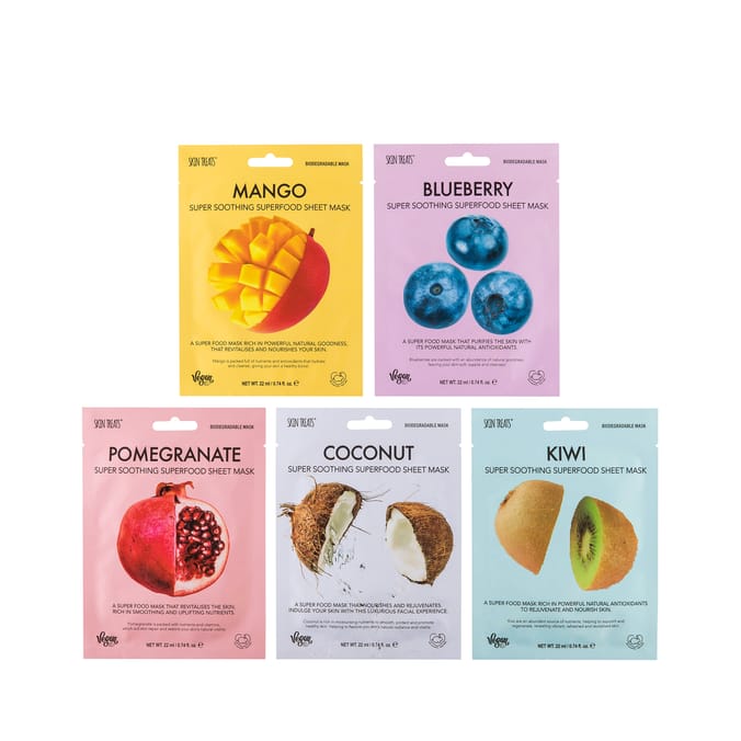 Skin Treats Fruit Sheet Masks 5 Pack