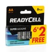 Readycell AA Super Alkaline Batteries 8 Pack