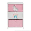 Liberty House Toys Kids Unicorn 3 Drawer Kids Storage Chest