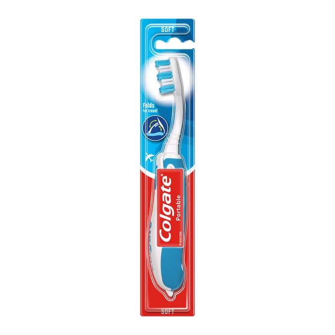 Colgate Portable Travel Manual Toothbrush - Soft