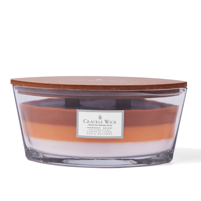  Crackle Wick Crackling Wooden Wick 485g - Harvest Spice