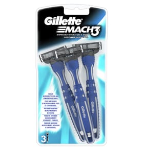 Gillette Mach3 Disposable Men's Razors x3