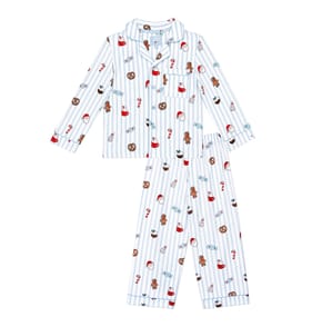 Sleigh Bells By Originals Blue Stripe Pyjamas