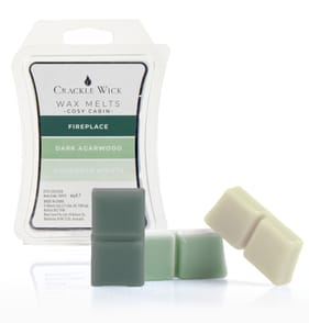 Crackle Wick Wax Melts - Cosy Cabin x2