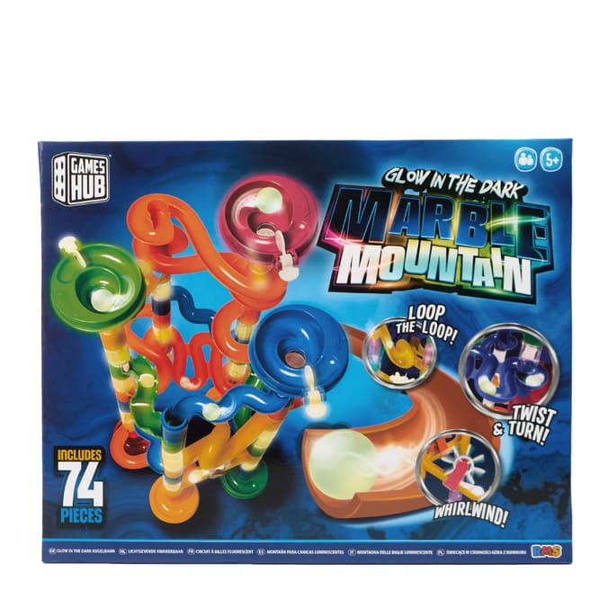 Marble Mega Mountain Glow in the Dark 74 Piece Set