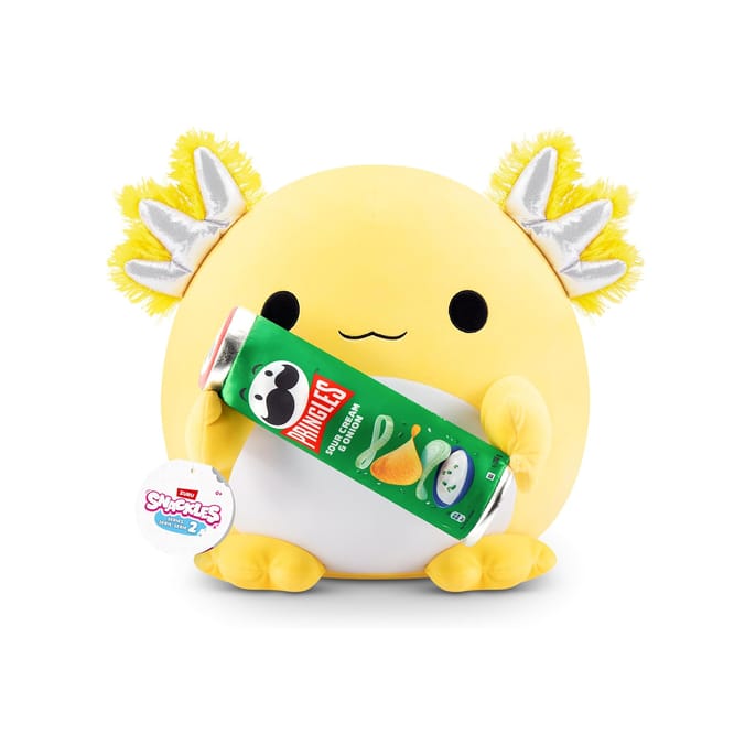  Snackles 8" Soft Plush - Leon the Axolotl with Pringles Sour Cream & Onion