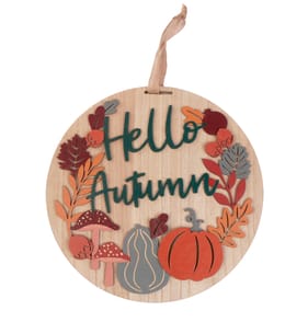 The Lifestyle Edit Harvest Hanging Plaque