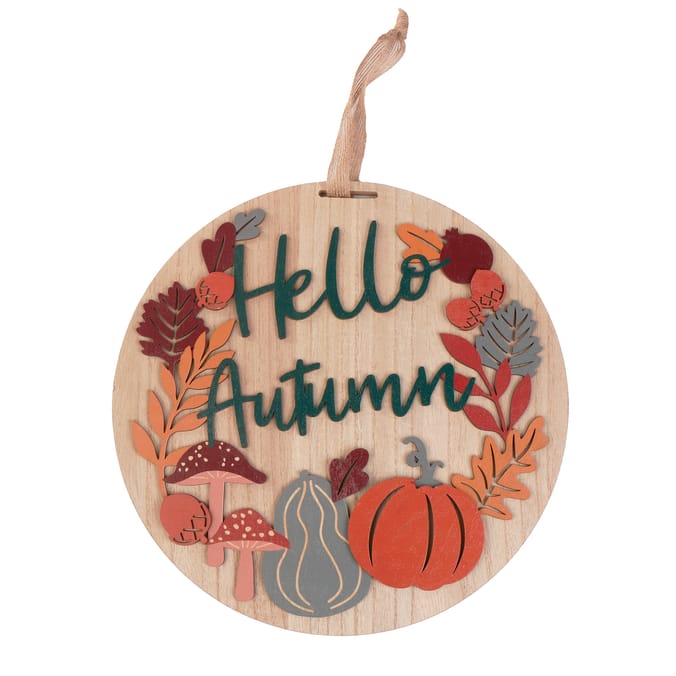 The Lifestyle Edit Harvest Hanging Plaque