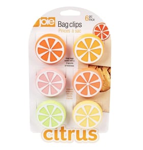 Joie Citrus Bag Clips 6 Pack