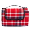Lakescape Check Deluxe Picnic Blanket - Red