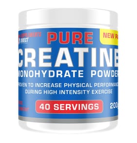 Supplements Direct Creatine Monohydrate Powder 200g 40 Servings - Pure Creatine