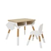 Kids Scandi Height Adjustable Table and Chair Set