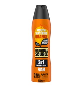 Original Source Orange 2 In 1 Shower & Shave Foam 200ml