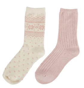 Originals Ladies Soft Sock 2 Pack - Pink