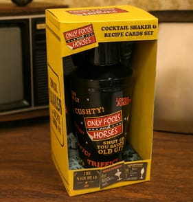 Only Fools And Horses Cocktail Shaker & Recipe Cards Set