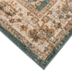 Asiatic Raja Border Runner RA02 - Teal/Cream