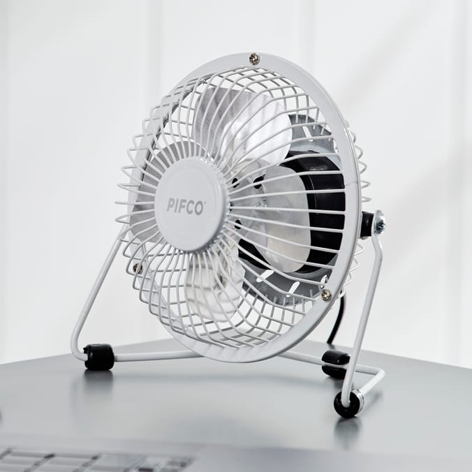 Pifco 4" USB Mini Desk Fan