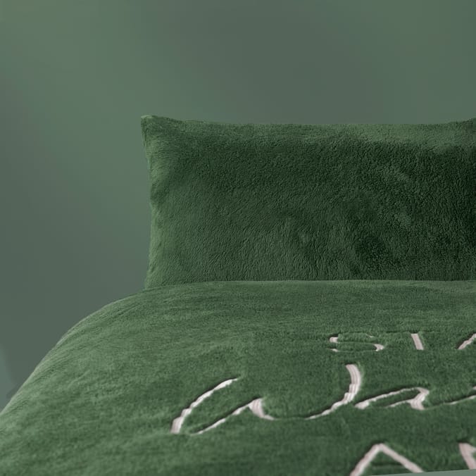 The Winter Warmer Collection Quote Teddy Duvet Set