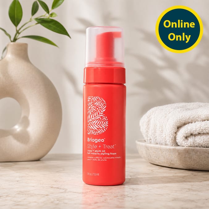 Briogeo Style + Treat. Yuzu + Plum Oil Full Miracle Styling Foam 150ml