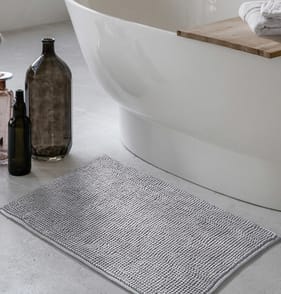 Super Soft Grey Bath Mat