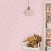 Dotty Wallpaper 12604 - Pink/Gold
