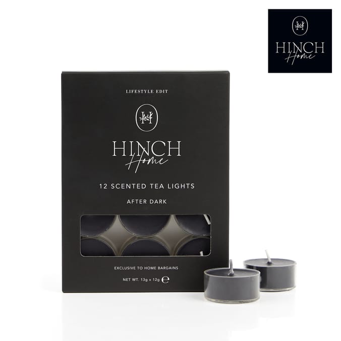 Hinch Home Scented Tealights 12 Pack - After Dark