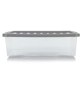 Home Utility 32 Litre Plastic Storage Box & Lid