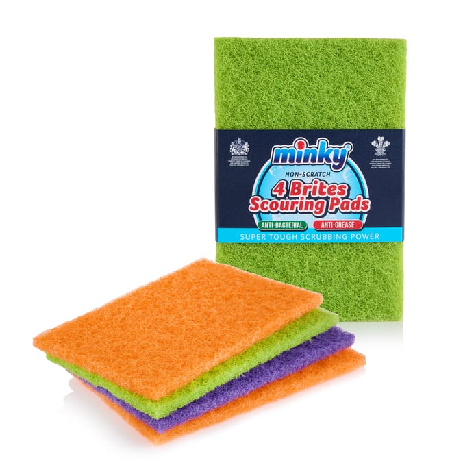 Minky 4 Brites Scouring Pads