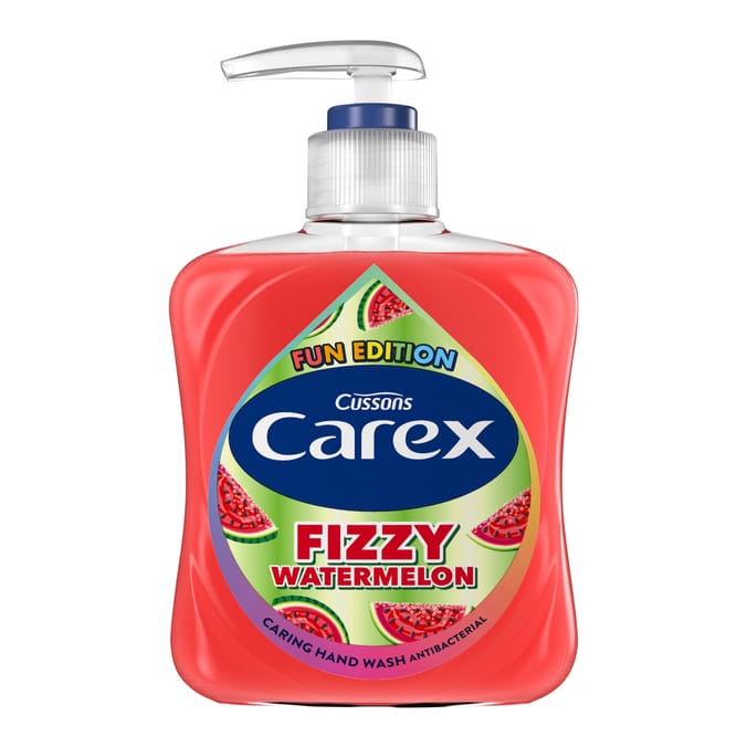 Carex Fun Edition Antibacterial Hand Wash 250ml - Fizzy Watermelon