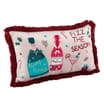 The Lifestyle Edit Wrapped In Joy Christmas Cocktail Cushion