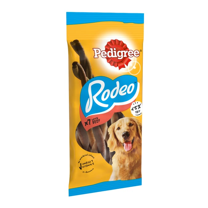 Pedigree Rodeo Adult Dog Treats 7 Sticks 123g - Beef