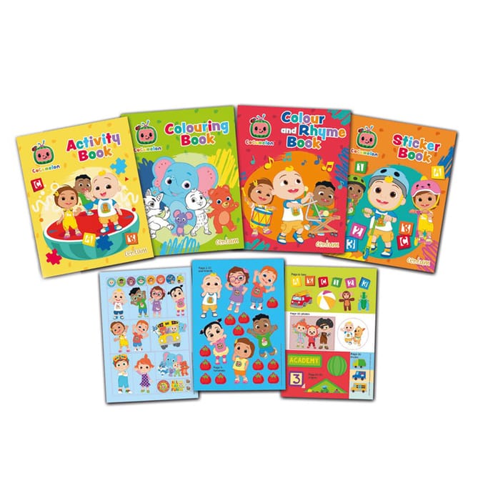  Activity Book Tin - Cocomelon