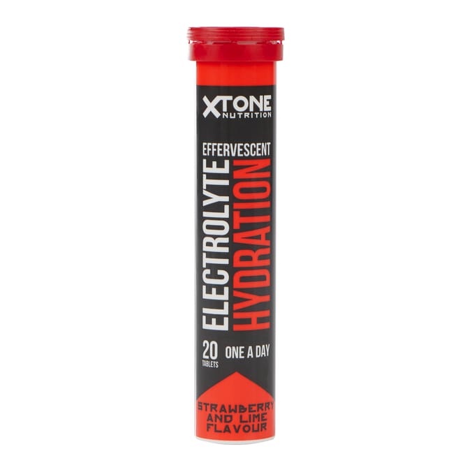 XTone Nutrition Electrolyte Hydration Effervescent Tablets 20s - Strawberry & Lime