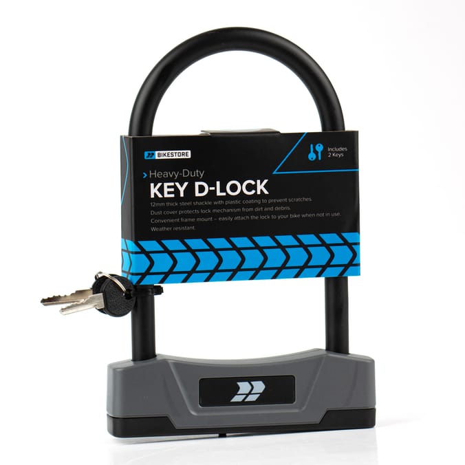 Bikestore Heavy-Duty Key D-Lock