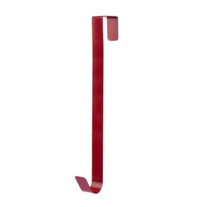 Festive Feeling Metal Christmas Wreath Hanger - Red