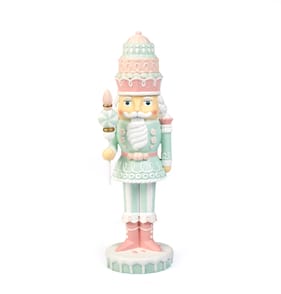 Sleigh Bells Pastel Cupcake Nutcracker