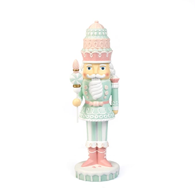 Sleigh Bells Pastel Cupcake Nutcracker