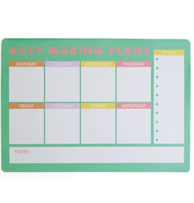 A4 Neon Weekly Planner - Green