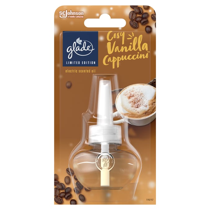 Glade Electric Scented Refill 20ml - Cosy Vanilla Cappuccino