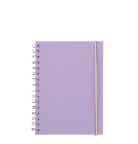Back To School A5 Spiral Notebook - Purple
