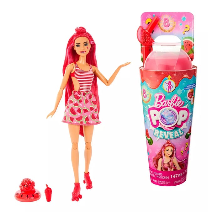 Barbie Pop Reveal Watermelon Crush Scented Doll & Surprises