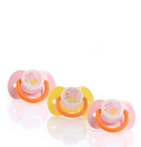 Peppa Pig Soothers 3 Pack - Pink