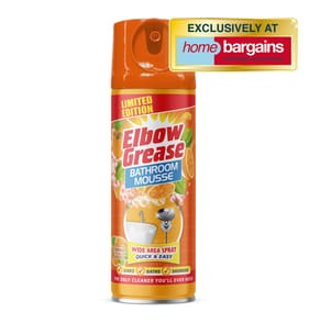 Elbow Grease Bathroom Mousse 400ml - Orange & Ginger