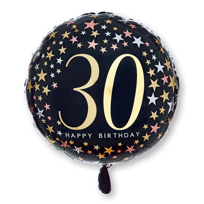 Lets Party Foil 30th Balloon